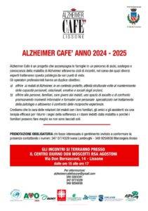 Volantino Alzheimer cafè anno 2024-2025